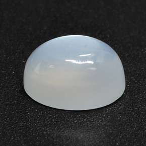 Pietra di luna bianco traslucido naturale da 1,74 ct, taglio ovale, traslucido