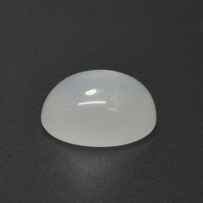 Pietra di luna Bianco crema naturale da 5.21 ct, Taglio ovale, Traslucido