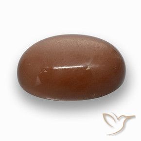 Pietra di luna Cannella Brown naturale da 24.38 ct, Ovale, Opaco