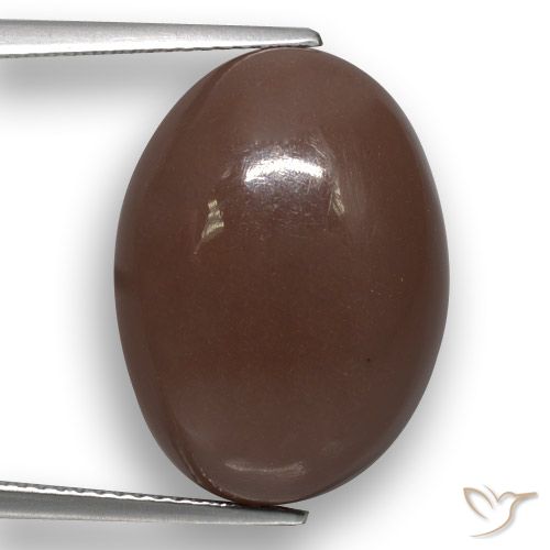 22.51ct Naturale Marrone medio Pietra di luna, Ovale, Traslucido