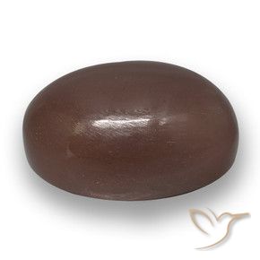 Pietra di luna Marrone medio naturale da 22.51 ct, Ovale, Traslucido