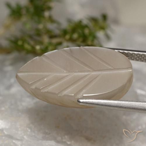 Pietra di luna Marrone chiaro caldo Warm naturale da 10.30 ct, Taglio a fantasia, Traslucido