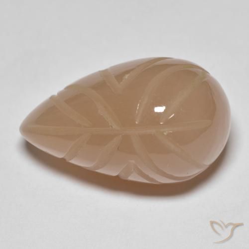 21.25ct Naturale Medium Dark-Orange Pietra di luna, Taglio a fantasia, Traslucido