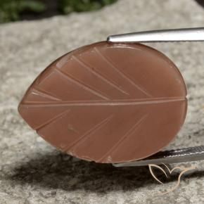 Pietra di luna Cannella Brown naturale da 30.47 ct, Taglio a fantasia, Opaco