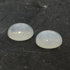 Pietra di luna naturale bianco da 2,79 ct, taglio ovale, traslucido