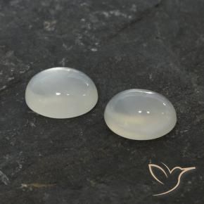 Gemme di Pietra di luna Bianco caldo naturale da 2.86 ct, Taglio ovale, Traslucido