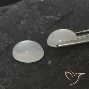 Gemme di Pietra di luna Bianco caldo naturale da 2.86 ct, Taglio ovale, Traslucido