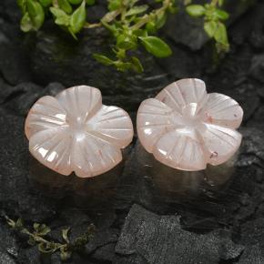Pietra di luna naturale marrone da 4,98 ct, taglio fiore, traslucido