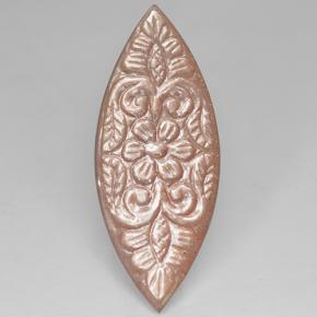 Pietra di luna Pesca naturale da 22.83 ct, Taglio marquise, Traslucido