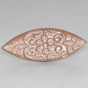 Pietra di luna Pesca naturale da 22.83 ct, Taglio marquise, Traslucido