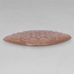 Pietra di luna Pesca naturale da 22.83 ct, Taglio marquise, Traslucido