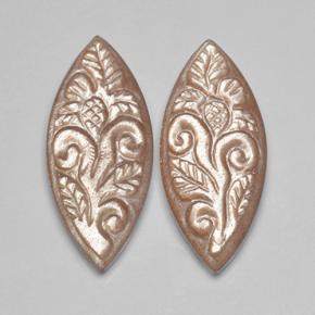 Pietra di luna naturale marrone da 16,02 ct, marchesa, traslucido