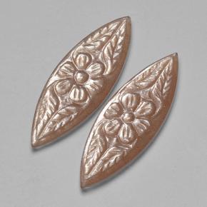 Pietra di luna naturale marrone da 9,79 ct, marchesa, traslucido