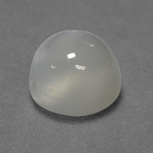 Pietra di luna Bianco caldo naturale da 1.93 ct, Taglio rotondo, Trasparente