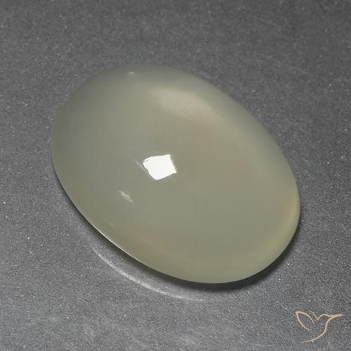 Pietra di luna Giallo chiaro naturale da 5.22 ct, Ovale, Trasparente