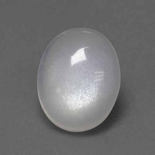 Pietra di luna Bianco naturale da 2.24 ct, Taglio ovale, Trasparente