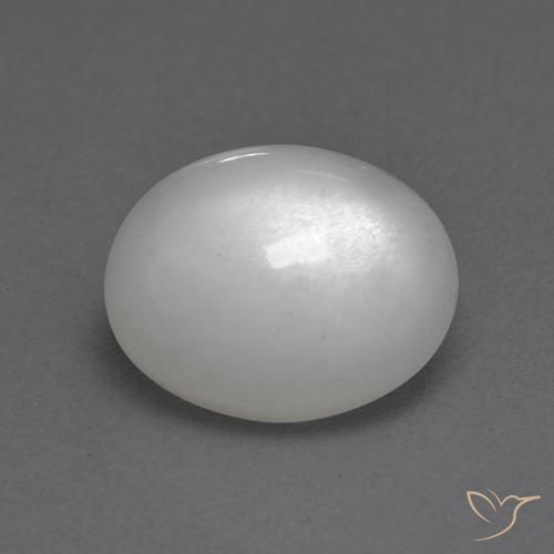 Pietra di luna Bianco naturale da 2.95 ct, Ovale, Trasparente