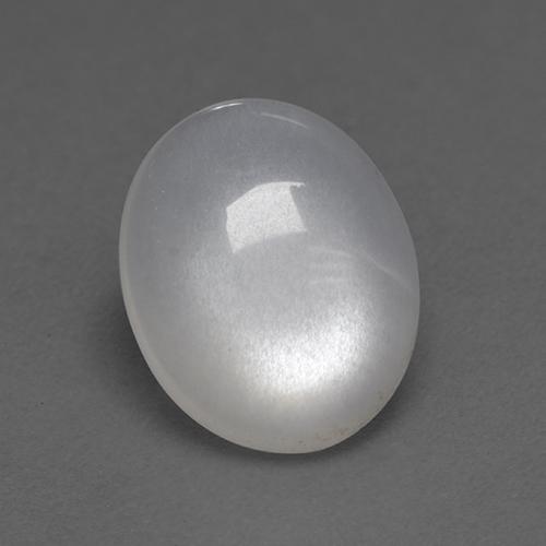 Pietra di luna naturale bianco da 2,70 ct, taglio ovale, trasparente