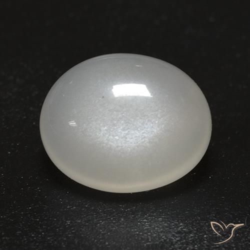Pietra di luna Bianco crema naturale da 2.69 ct, Ovale, Trasparente