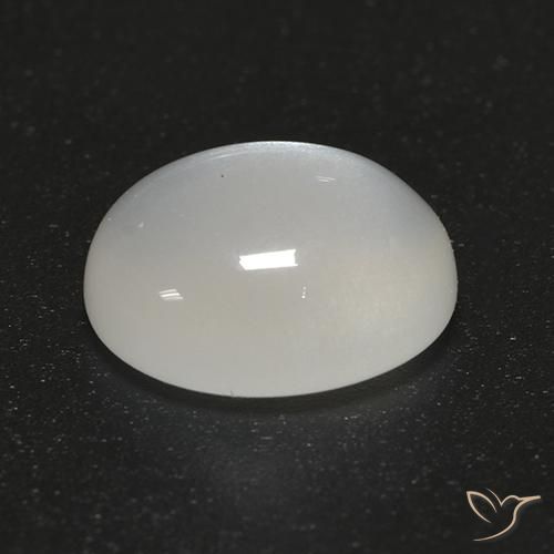 Pietra di luna Bianco crema naturale da 2.69 ct, Ovale, Trasparente