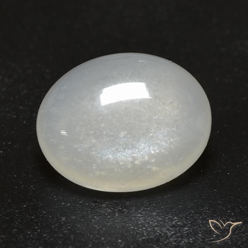 2.48ct Naturale Bianco caldo Pietra di luna, Ovale, Trasparente