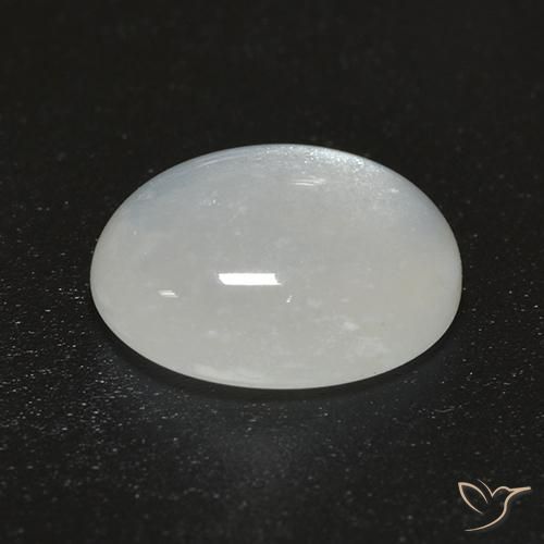 Pietra di luna Bianco caldo naturale da 2.48 ct, Ovale, Trasparente