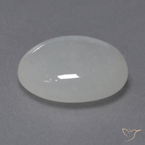 Pietra di luna Bianco naturale da 2.72 ct, Ovale, Trasparente