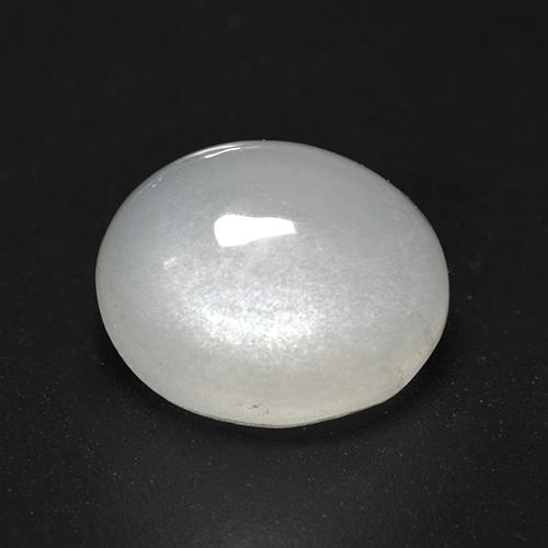 Pietra di luna bianco caldo naturale da 3,11 ct, taglio ovale, traslucido
