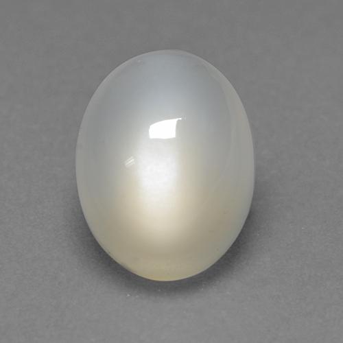Pietra di luna naturale bianco da 2,32 ct, taglio ovale, trasparente