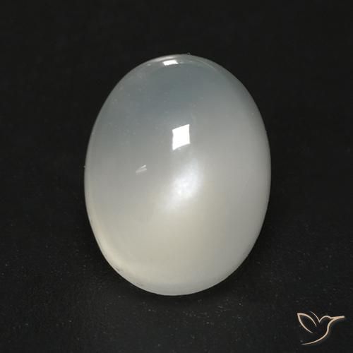 2.24ct Naturale Bianco caldo Pietra di luna, Ovale, Trasparente