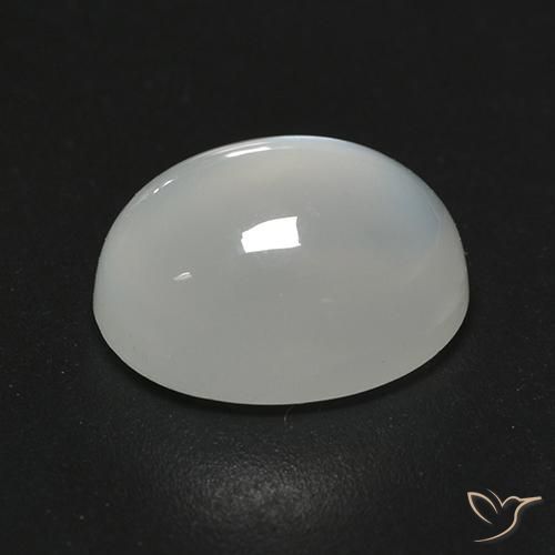 Pietra di luna Bianco caldo naturale da 2.24 ct, Ovale, Trasparente