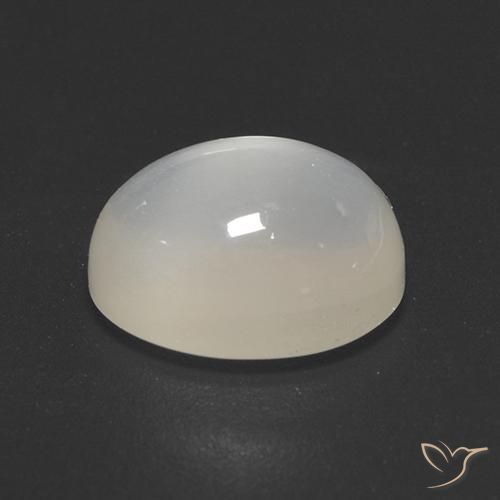 Pietra di luna Bianco naturale da 2.42 ct, Ovale, Trasparente