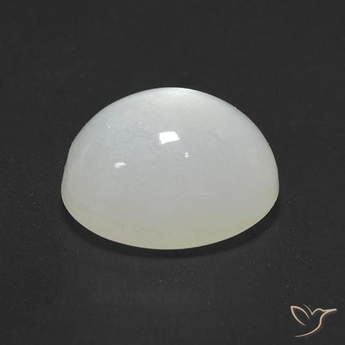 Pietra di luna Bianco crema naturale da 2.40 ct, Ovale, Traslucido