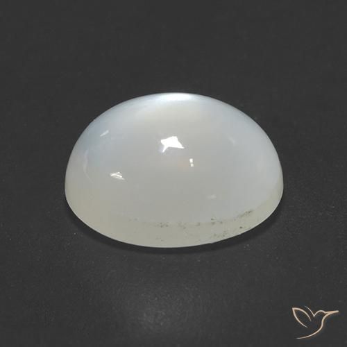 Pietra di luna Bianco naturale da 2.20 ct, Ovale, Trasparente
