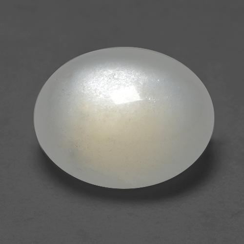 Pietra di luna Bianco caldo naturale da 2.96 ct, Taglio ovale, Trasparente