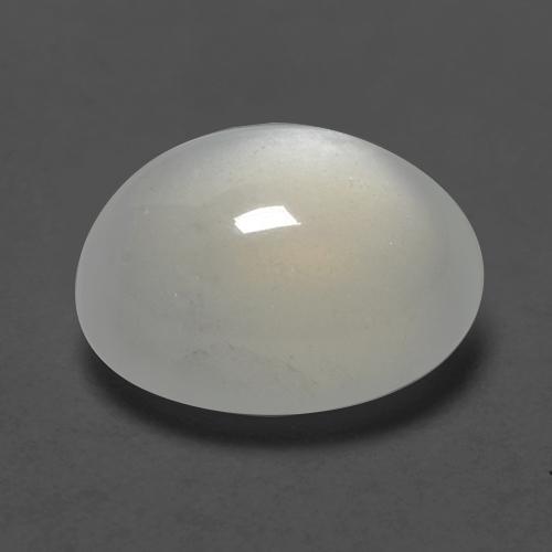 Pietra di luna Bianco caldo naturale da 2.96 ct, Taglio ovale, Trasparente