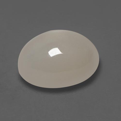 Pietra di luna naturale bianco da 2,22 ct, taglio ovale, traslucido
