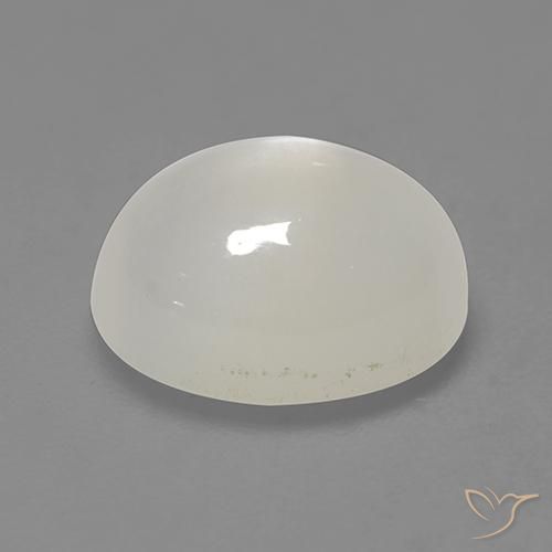 Pietra di luna Bianco crema naturale da 2.31 ct, Ovale, Traslucido