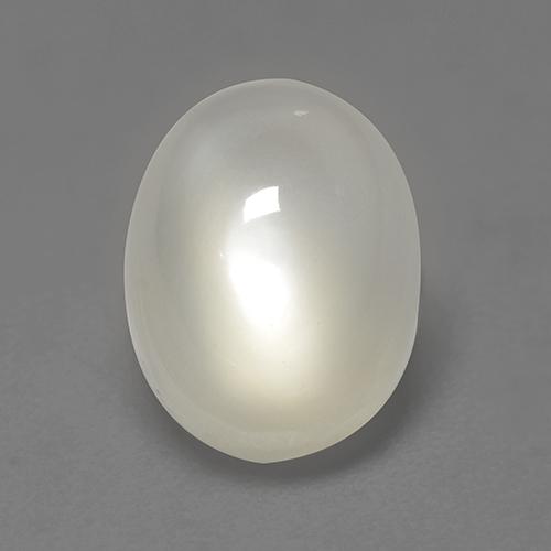 Pietra di luna Bianco crema naturale da 2.21 ct, Taglio ovale, Trasparente