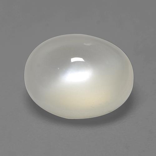 Pietra di luna Bianco crema naturale da 2.21 ct, Taglio ovale, Trasparente