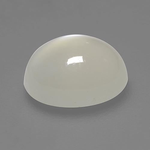 Pietra di luna Bianco crema naturale da 2.21 ct, Taglio ovale, Trasparente