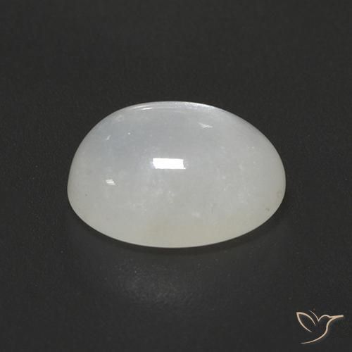 Pietra di luna Bianco traslucido naturale da 2.51 ct, Ovale, Traslucido