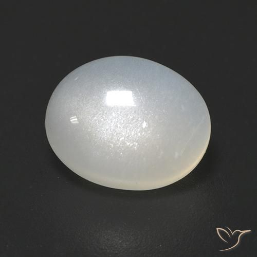 2.32ct Naturale Bianco traslucido Pietra di luna, Ovale, Traslucido
