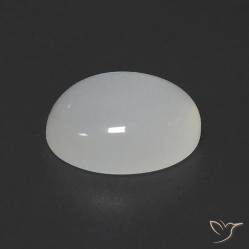 Pietra di luna Bianco traslucido naturale da 2.32 ct, Ovale, Traslucido