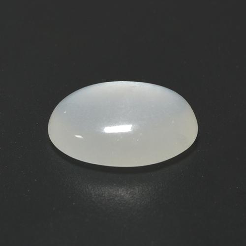 Pietra di luna Bianco traslucido naturale da 1.84 ct, Taglio ovale, Traslucido