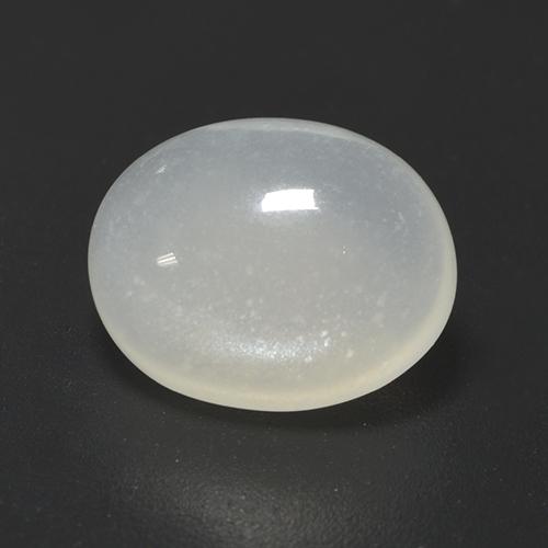 Pietra di luna naturale bianco da 2,85 ct, taglio ovale, traslucido