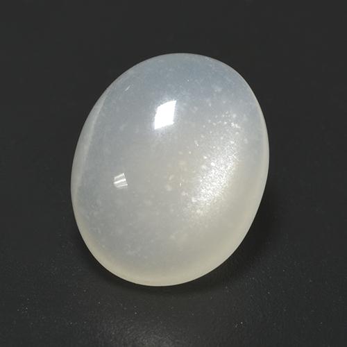 Pietra di luna naturale bianco da 2,85 ct, taglio ovale, traslucido