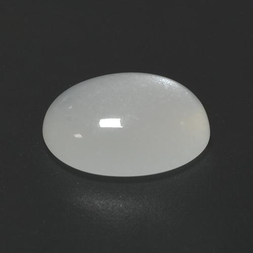 Pietra di luna naturale bianco da 2,85 ct, taglio ovale, traslucido