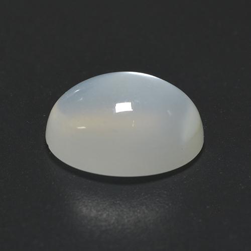 Pietra di luna naturale bianco da 2,01 ct, taglio ovale, trasparente