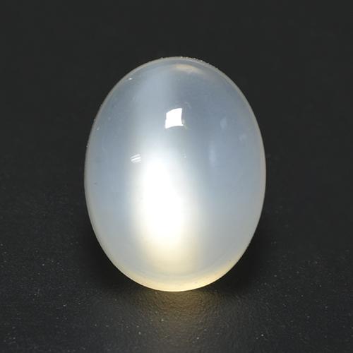 Pietra di luna Bianco traslucido naturale da 2.13 ct, Taglio ovale, Traslucido